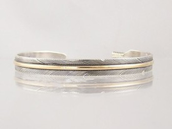 ナバホ　LENA PLATERO フェザーリング　STERLING NAVAJO NAVAJO INDIAN JEWELRY ナバホ族 Lena Platero スタンプワーク